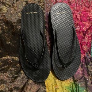 Tory Burch Platform Flip Flop in Perfect Black sz8